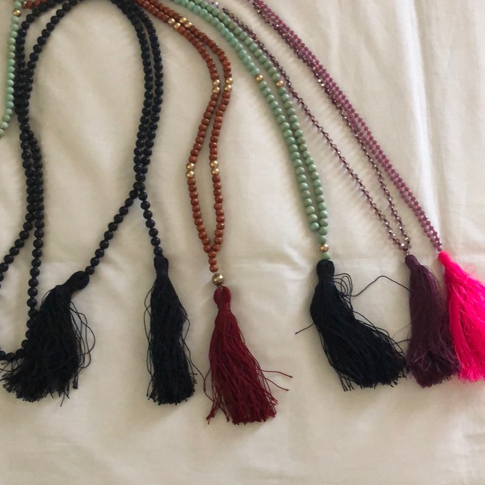Tassel necklaces